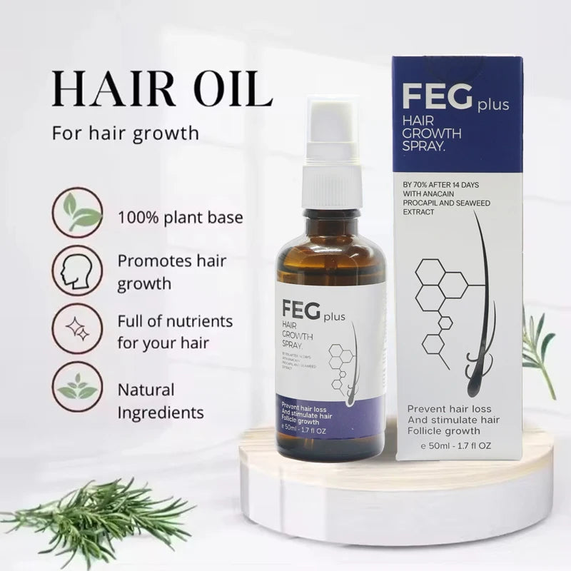 FEG Plus Organic Hair Growth Treatment Oil - زيت فيج بلس العضوي لعلاج نمو الشعر