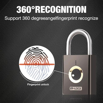 Golden Fox - Fingerprint Padlock