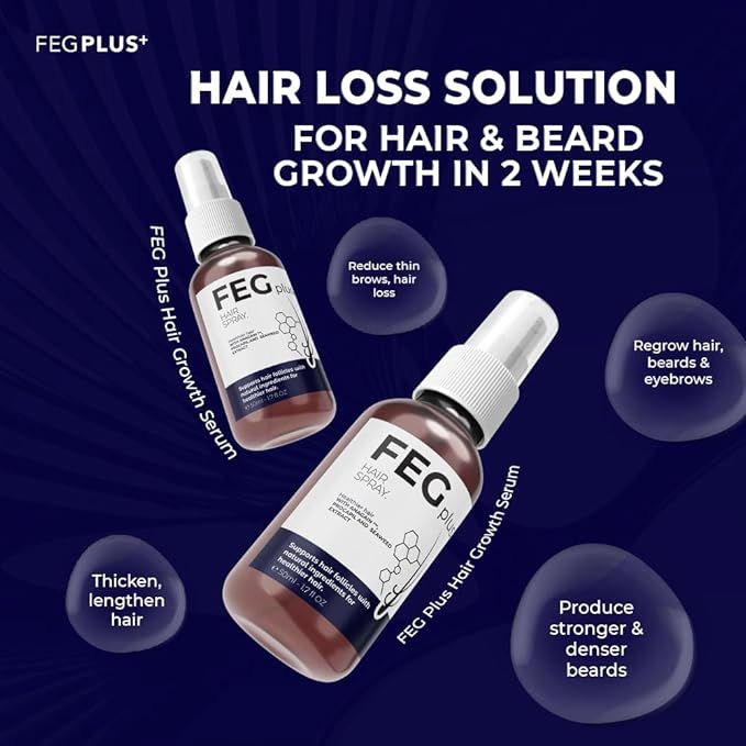 FEG Plus Organic Hair Growth Treatment Oil - زيت فيج بلس العضوي لعلاج نمو الشعر
