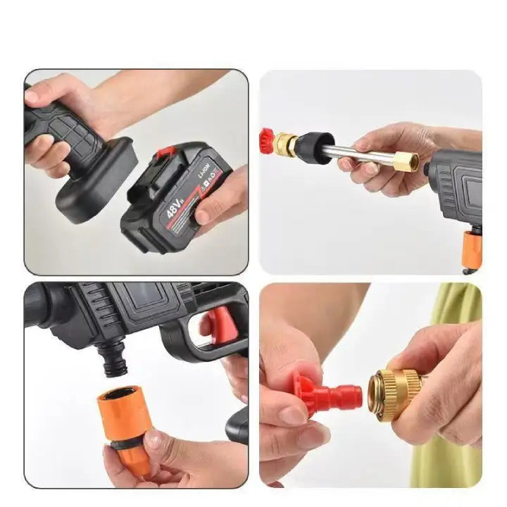 Portable High Pressure Cleaning Gun | مسدس تنظيف عالي الضغط متنقل